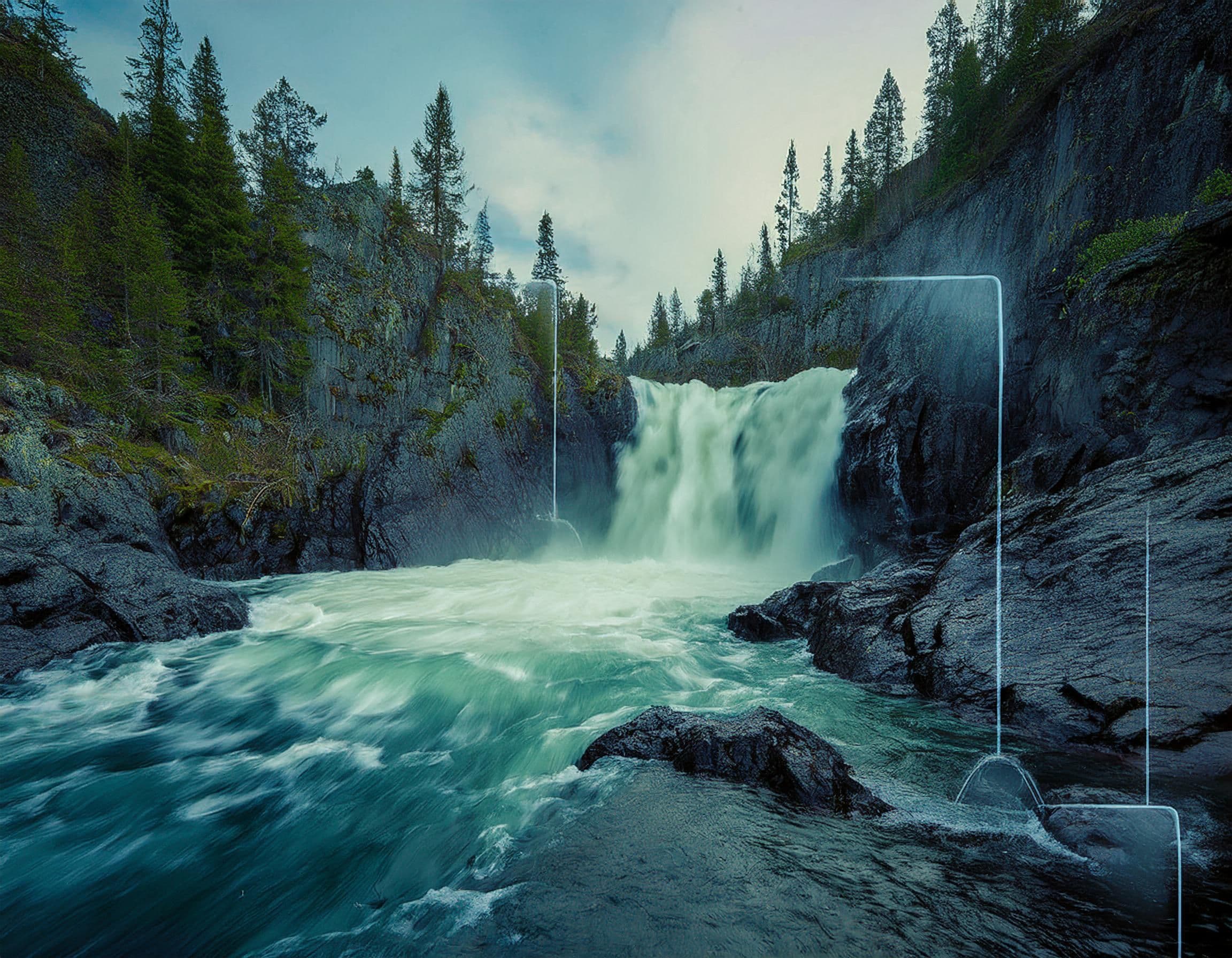 Vi setter opp målestasjonene for deg i terrenget